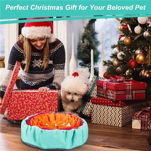 Snuffle Mat for Dogs, Interactive Sniff Mat for Slow Eating and Keep Busy - Picture 6 of 7